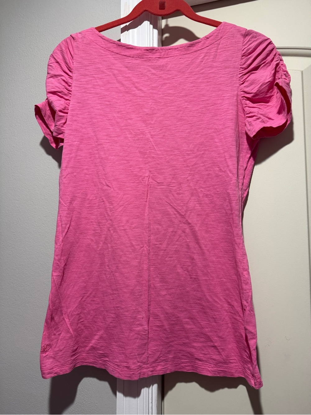 Lilly Pulitzer Lana slub top Pink Short Sleeve Women's Top